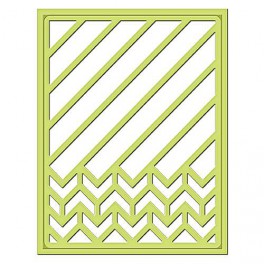 Shapeabilities Card Fronts Diagonal Chevron