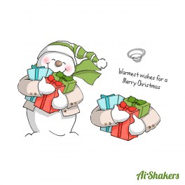 Motivstempel "Snowman Shaker" UM