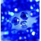 Glasfacettperlen 4mm irisierend blau