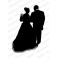 Motivstempel "Wedding Silhouette"