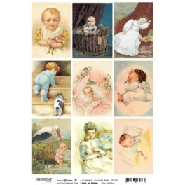 Reprint A4 Cutout "Vintage Baby"