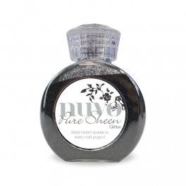 Nuvo Pure Sheen Glitter Collection - Charcoal