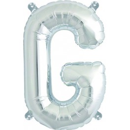 Folienballon silber "G"