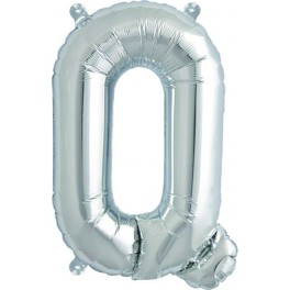 Folienballon silber "Q"