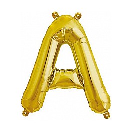 Folienballon gold "A"