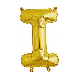 Folienballon gold "I"