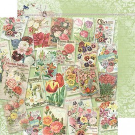 Designpaper Spring Time Collection "Flower Collage"