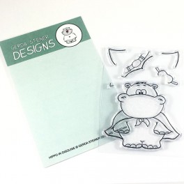 Clear Stamp Set "Hippo in Disguise"