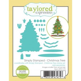 Schneideschablone Simply Stamped - Christmas Tree