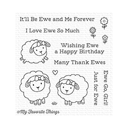 Motivstempel "Ewe and Me Forever"