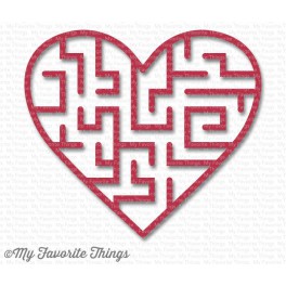 My Favorite Things Heart Maze Shapes - Red