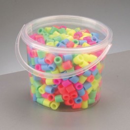 Nabbi® Jumbo Beads Bügelperlen Pastellmix