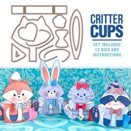Schneideschablone "Critter Cup Valentin/Easter Set"