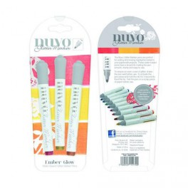 Nuvo glitter markers - ember glow