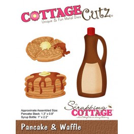 Schneideschablone CottageCutz Pancakes & Waffle