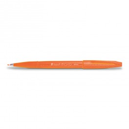 Pentel Sign Pen Brush orange