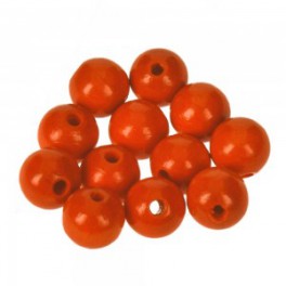 Holzperlen 4mm orange