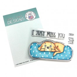 Clear Stamp Set " I Just Miss You Puppy"