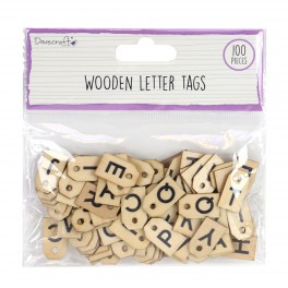 Dovecraft Wooden Letter Tags