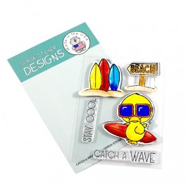 Clear Stamp Set "Catch a Wave"