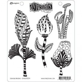 Ranger Dylusions Cling Stamp Set "Glorious Blooms"
