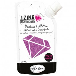 Izink Diamond Glitter Paint 24 Carat PFIRSICH
