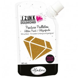 Izink Diamond Glitter Paint 24 Carat GOLD