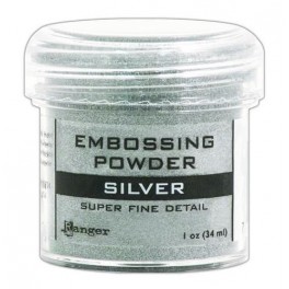 Ranger Embossing Powder - super fine silver