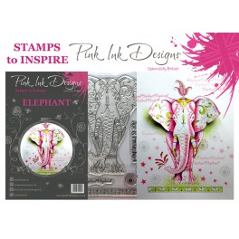 Pink Ink Designs Clear Stamp "Elephant"