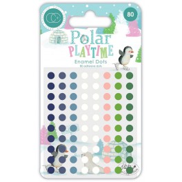 Craft Consortium Polar Playtown Adhesive Enamel Dots 