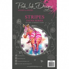 Pink Ink Designs Clear Stamp "Stripes"