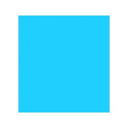 Color-Dekor 180° hellblau
