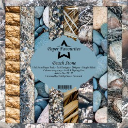 Dixi Craft Paper Favourites Beach Stone 6x6 Inch Paper Pack