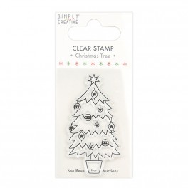 Simply Creative Christmas Tree Clear Stamp