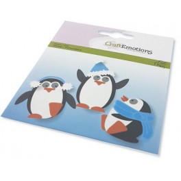Schneideschablone - Pinguine