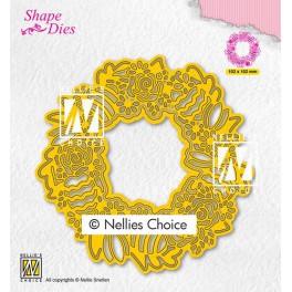 Nellies Choice Shape Die - Osterkranz