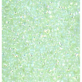 Rocailles 2,6mm irisierend weiß