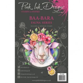 Pink Ink Designs Clear Stamp "Baa-Bara"