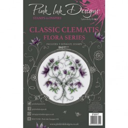 Pink Ink Designs Clear Stamp "Classic Clematis"