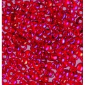 Rocailles 2,6mm irisierend rot regenbogen