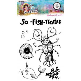 Studio Light By Marlene Clear Stamp So-Fish-Ticated nr.10