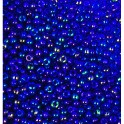 Rocailles 2,6mm irisierend blau regenbogen