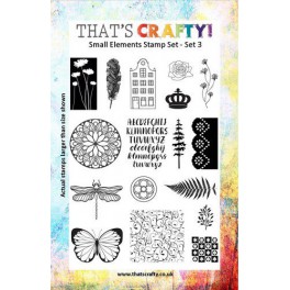 That‘s Crafty! Clearstamp A5 - Small Elements - Set 3