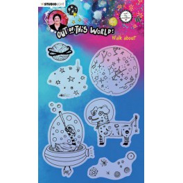 Studio Light Clear Stamp ABM Out of this World nr.69