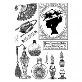 Crafty Individuals A Lady's Boudoir Unmounted Rubber Stamps