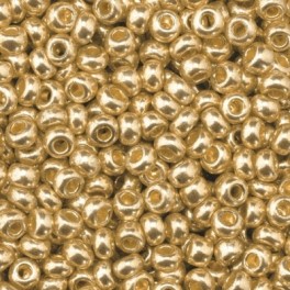 Rocailles 3,5mm metallic altgold