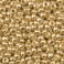 Rocailles 3,5mm metallic altgold