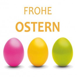 Wachsdekor Frohe Ostern