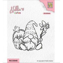 Nellie Choice Nellie‘s Cuties Clear Stamp Ostergnom Blume