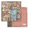 Stamperia Vintage Library 12x12 Inch Paper Sheet Doors